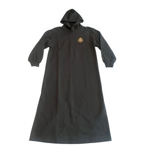 Harry Potter GU Cloak Womens Medium Black Hogwarts Hooded Fleece